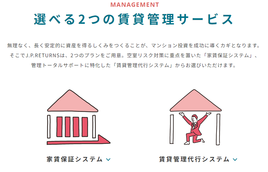 JPリターンズ_管理サービス